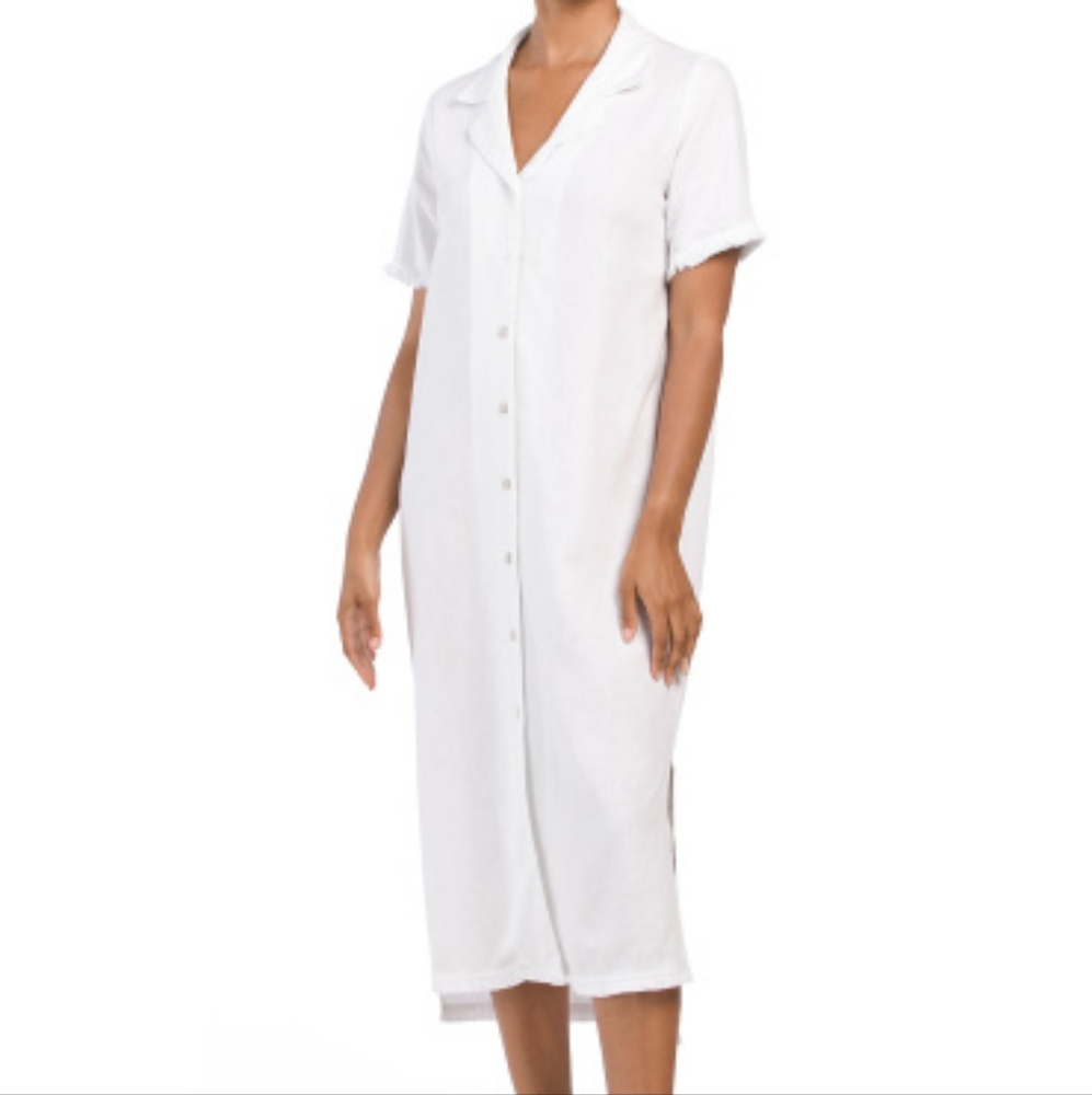 ForCynthia Linen Blend Dress